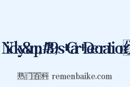 Nicky&amp;#39;s+Car+Decoration组词是什么意思的图片